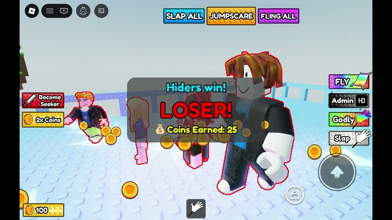 hide  and seek in Roblox #6 @Roblox 
