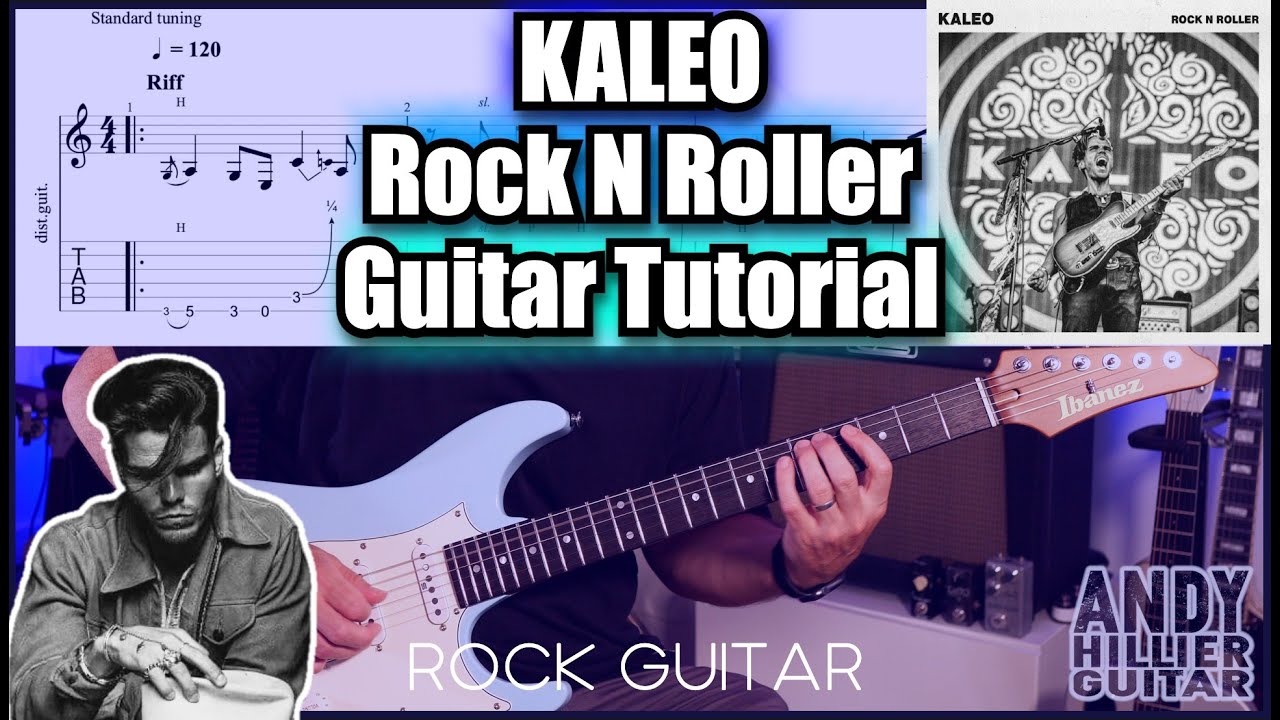 How to play KALEO - Rock N Roller Guitar Tutorial with tabs