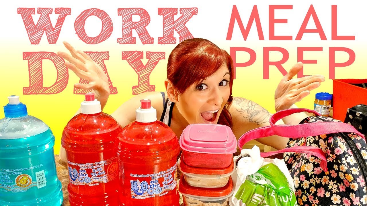 MY WEEKLY CLEAN EATING MEAL PREP FOR WEIGHT LOSS: WORK DAY!