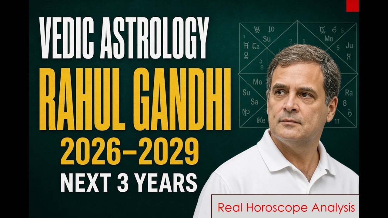 Рахул Ганди 2026&ndash;2029 | Ведический гороскоп