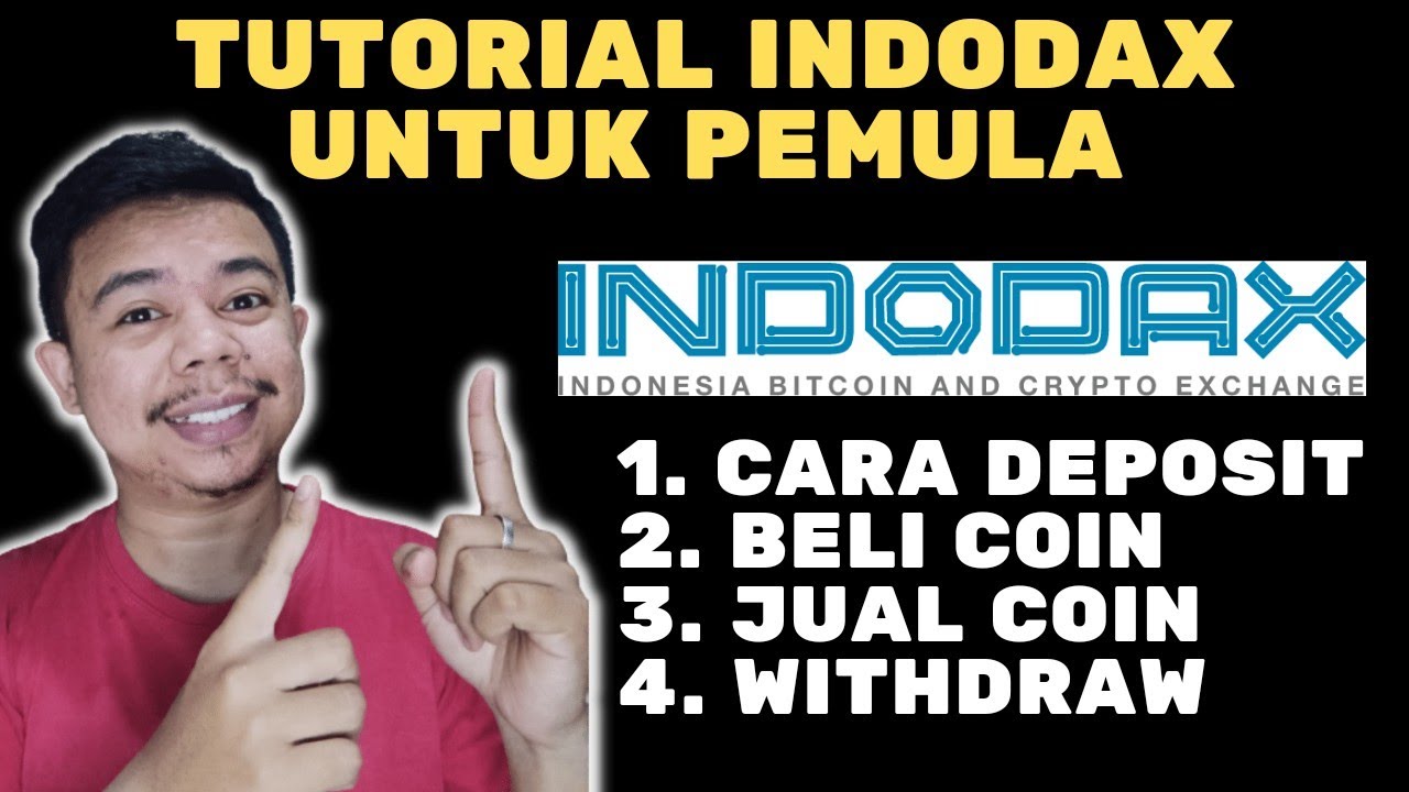 TUTORIAL INDODAX untuk pemula cara deposit jual beli coin crypto dan withdraw di aplikasi indodax