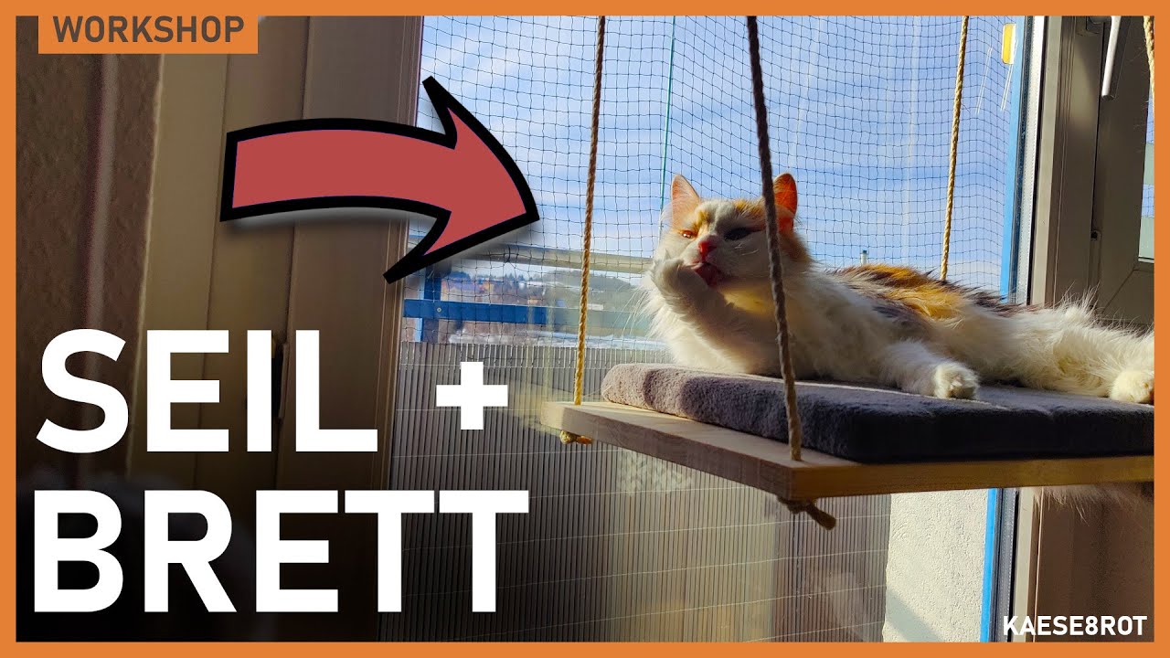 Katzen-Fensterbank selber bauen [Anleitung]