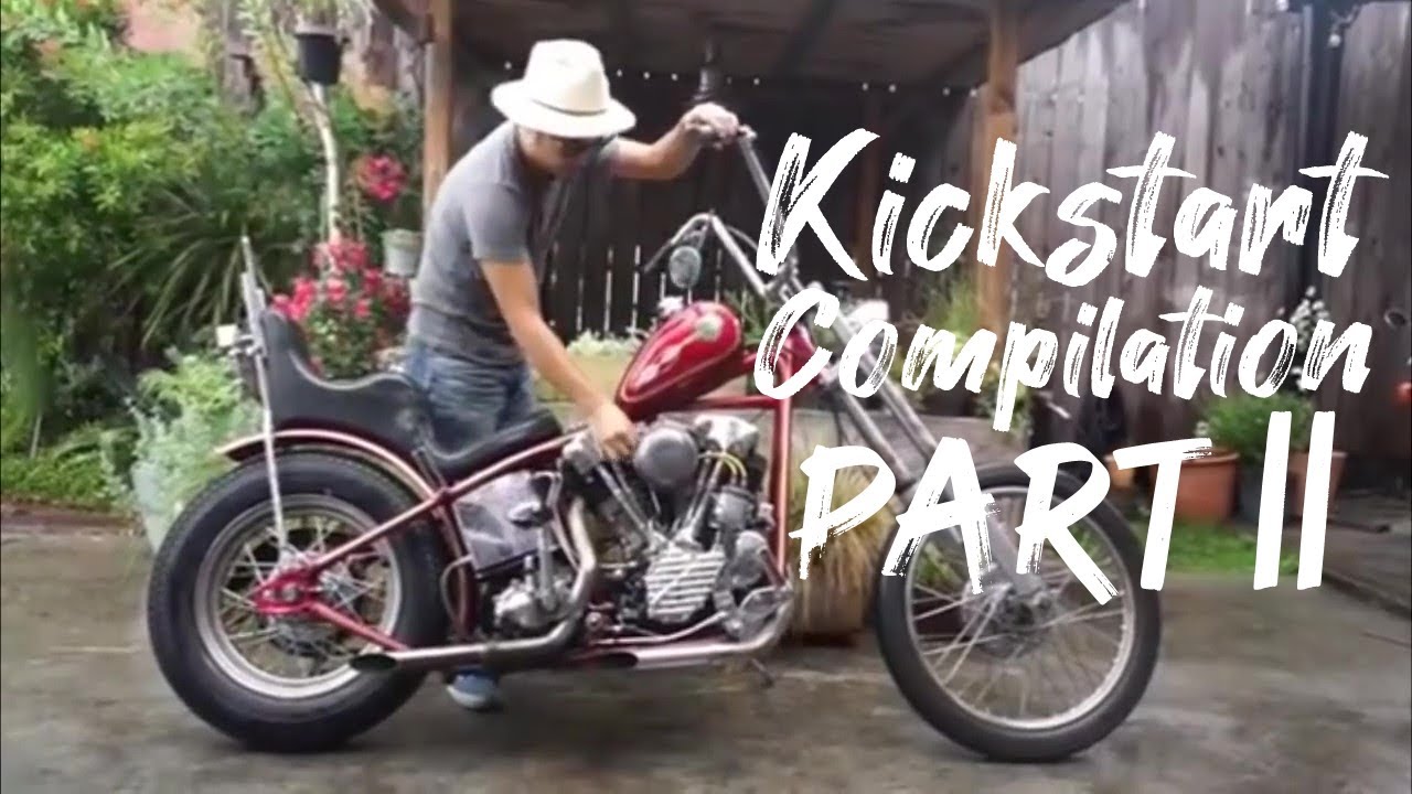 Harley-Davidson Kick Start compilation in High Quality PART 2