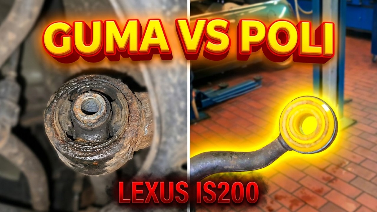 WYMIANA TULEJI WAHACZA DOLNEGO NA POLI *LEXUS IS200*