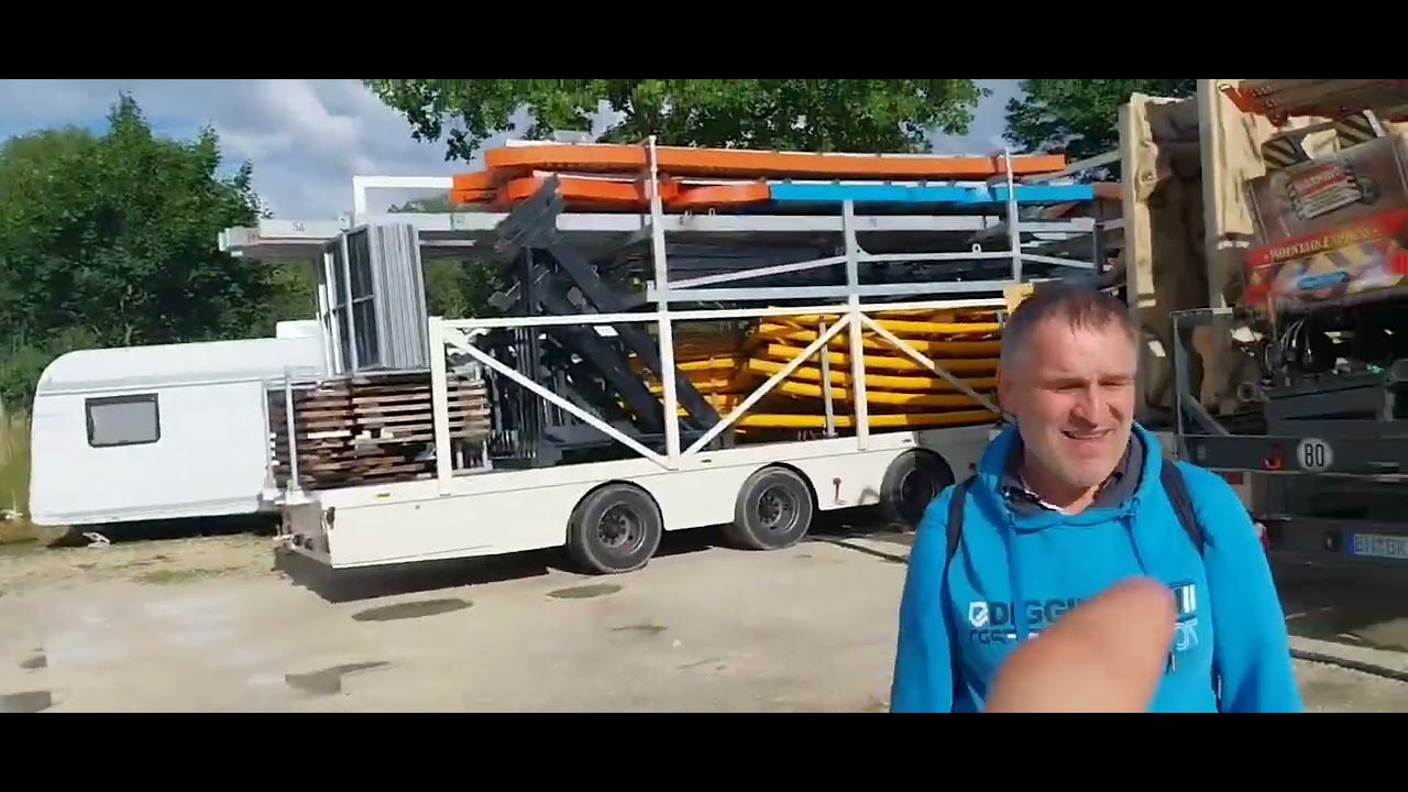 Ulmer Volksfest 2024 Aufbau #vlog 10