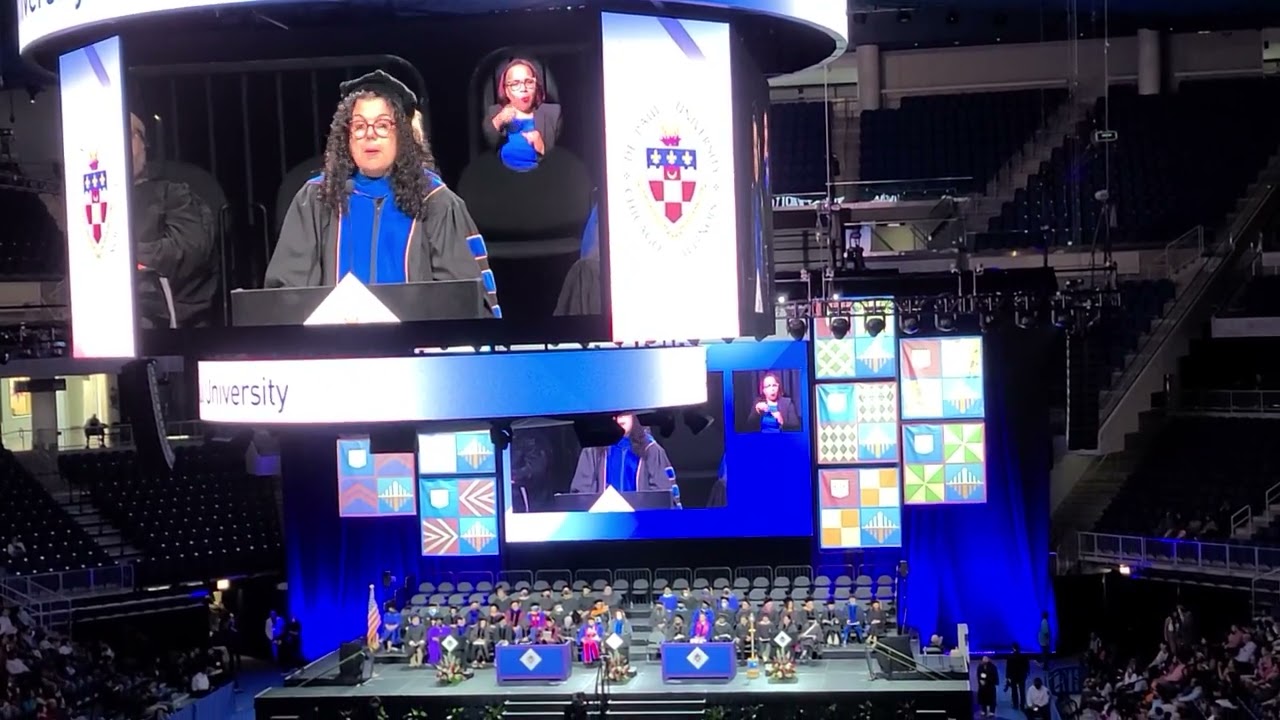 Brandon Rosas graduation DePaul university in Chicago 2022