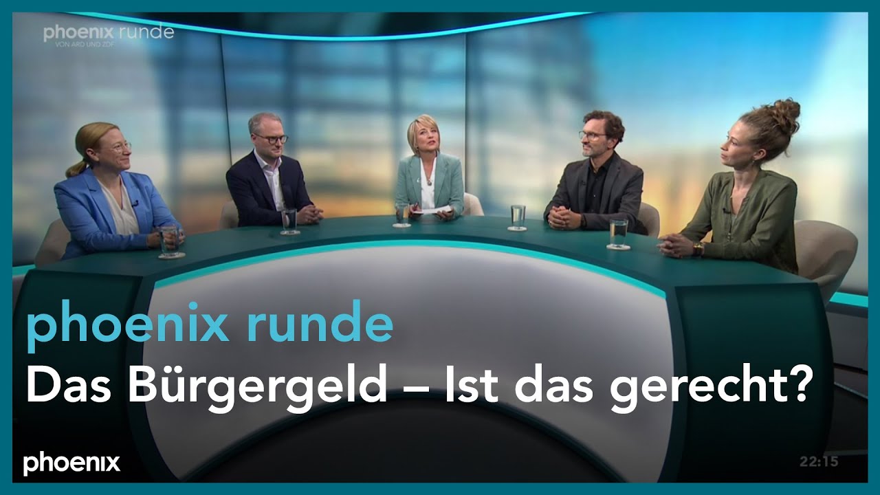 phoenix runde: Das Bürgergeld – Ist das gerecht?