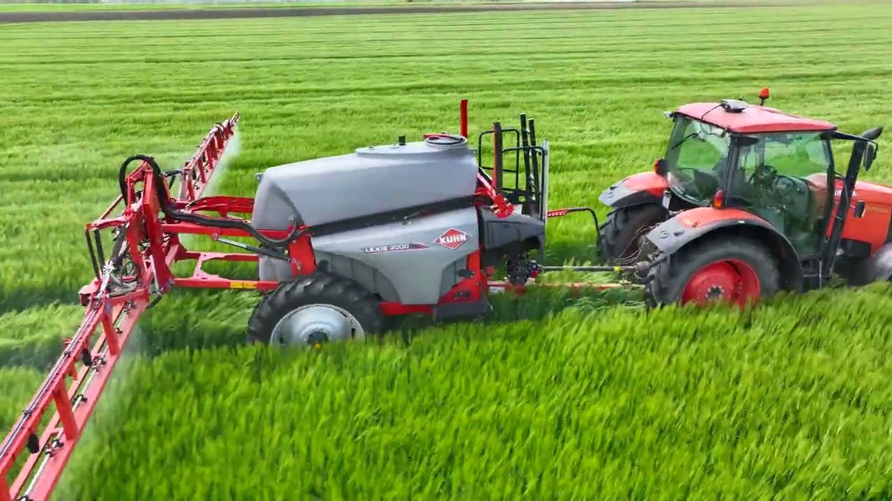 KUHN LEXIS 3000 | Permetezőgép | Árpa permetezés