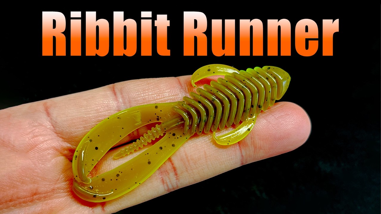 3,25-дюймовая приманка Ribbit Runner - Power BFS/Finesse Swimming Frog Creature Bait