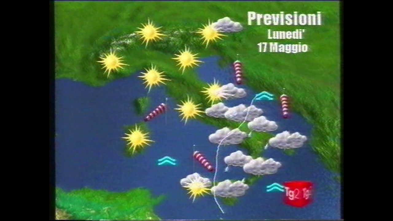 Tg2 + Meteo 16 Maggio 2004 Rai Due