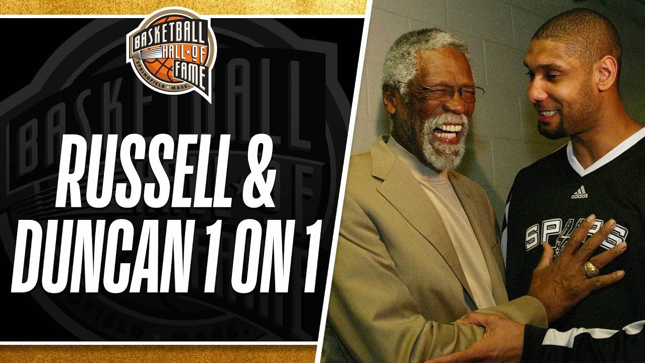 Bill Russell and Tim Duncan Go One-On-One