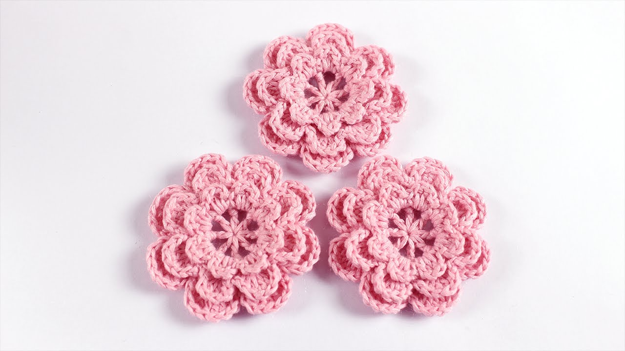 কুশিকাটার ফুল | Crochet Flowers | কুরুশের তৈরি ফুলের টিউটোরিয়াল | Sopna's Cooks N Crafts