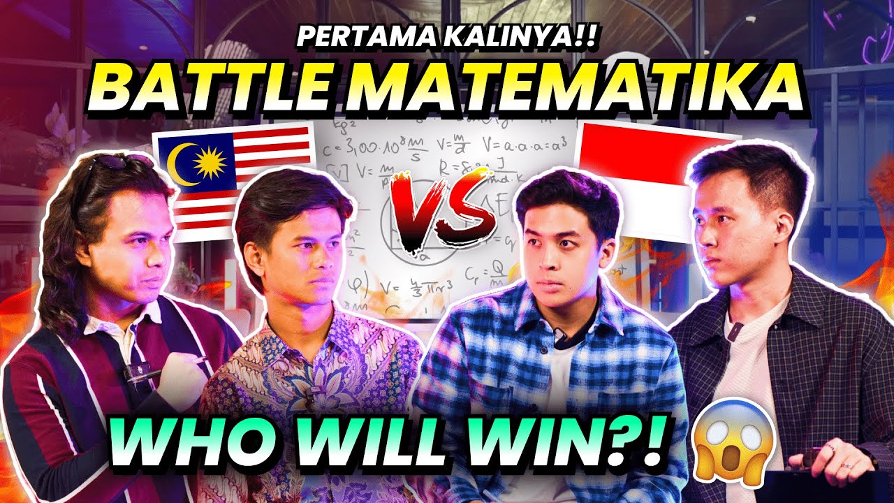 BATTLE MATEMATIKA 2 NEGARA: INDONESIA & MALAYSIA! SENGIT BANGET!? 😱