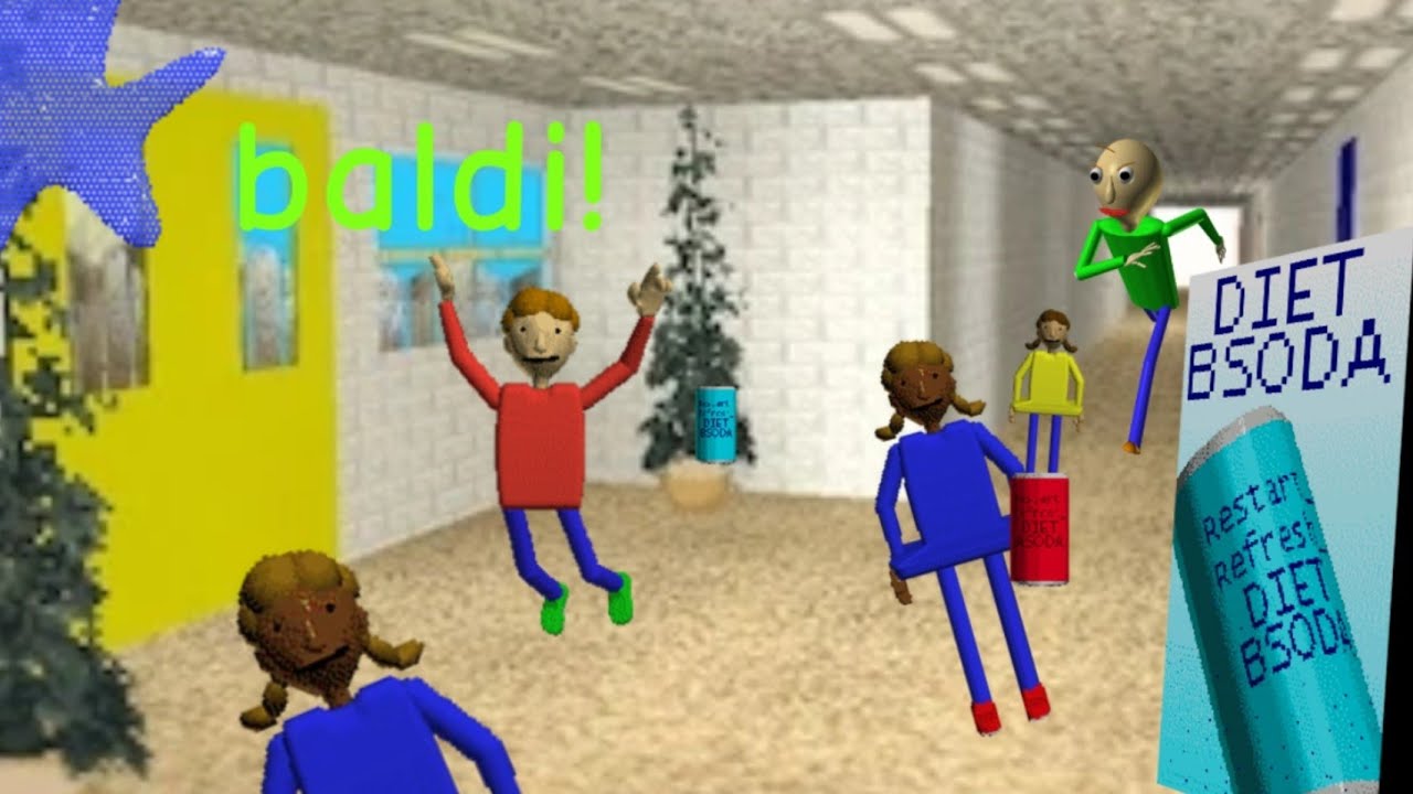 Playing baldi frenzy [roblox] 