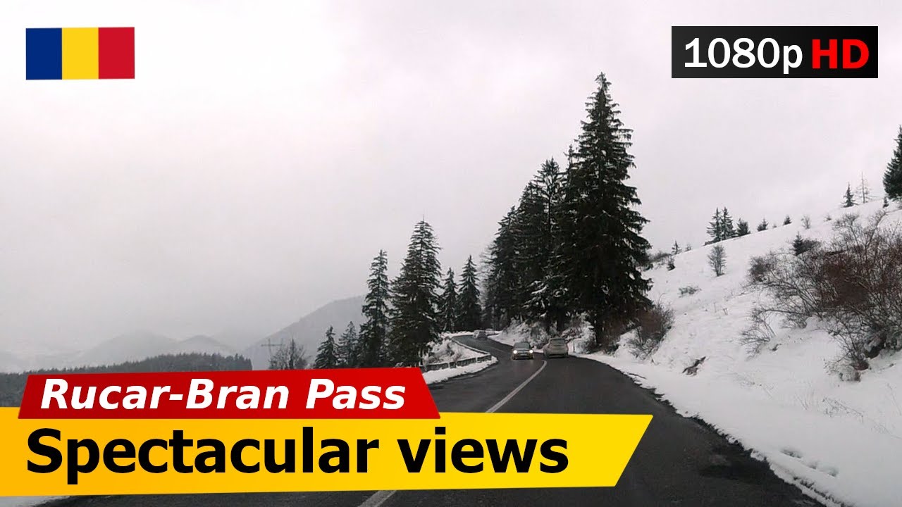 🔴 Romania &bull; Rucar-Bran Pass【Winter Scenary】Pasul Rucar-Bran &bull; Spectacular Natural Views