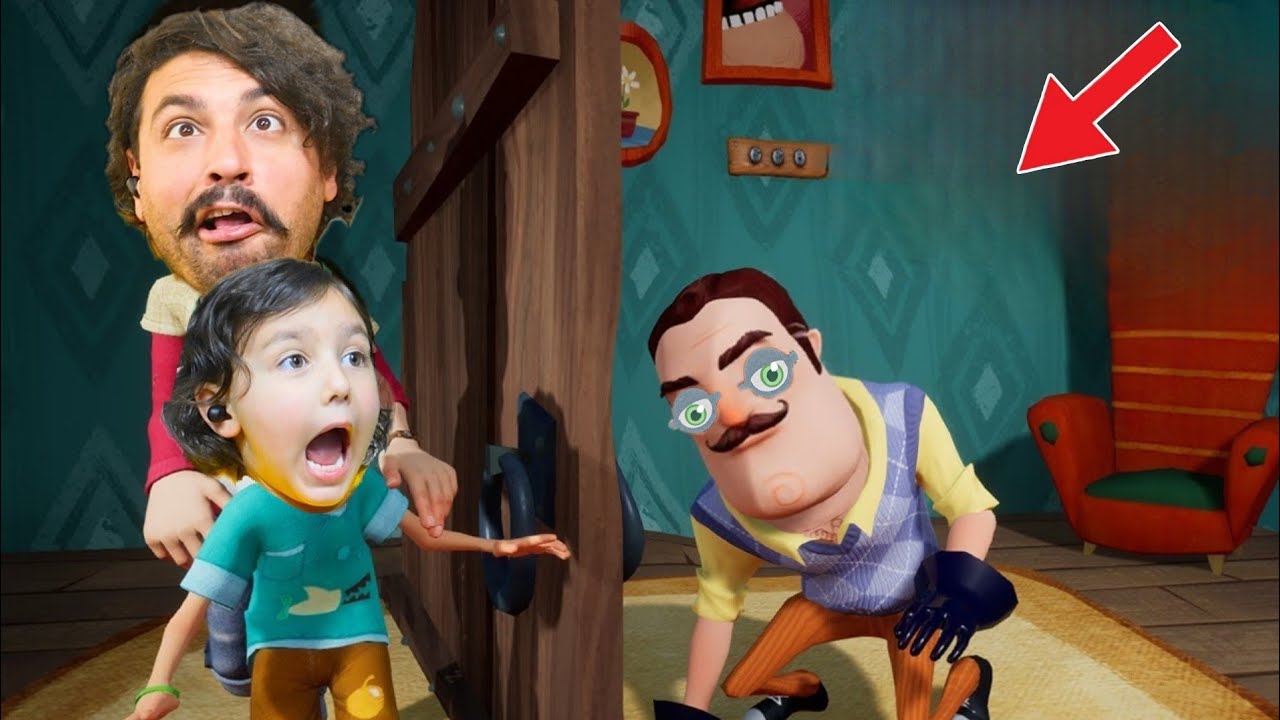 ZIPLARKEN HALAY ÇEKEN WİLSON 😄 Hello Neighbor Mod