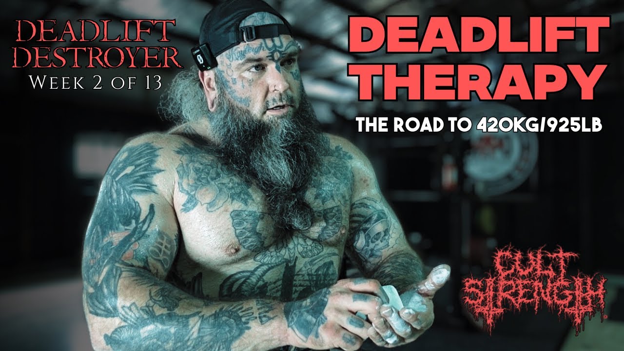 DEADLIFT THERAPY - The Road To A 420kg/925lb Deadlift (Deadlift Destroyer Week 2 of 13)