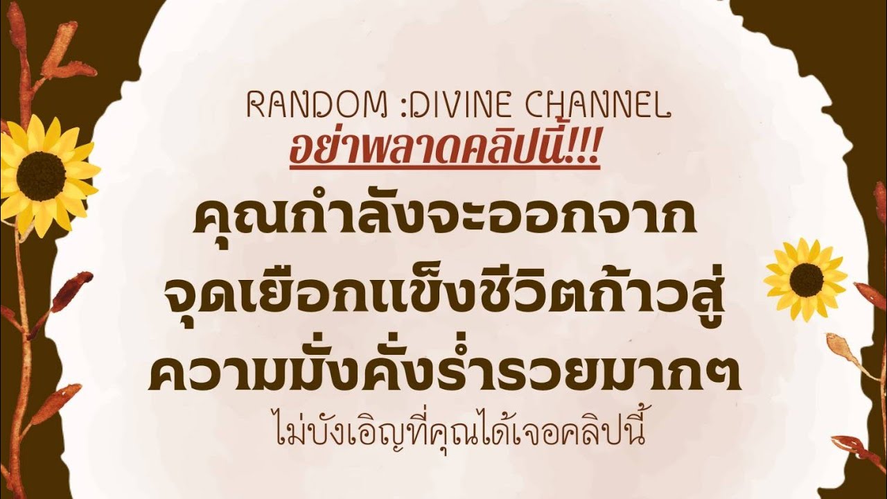 🔮 เรื่องด่วนจากไพ่ที่คุณต้องรู้ในตอนนี้เลย (การก้าวออกจากจุดเยือกแข็งของชีวิต สู่ความมั่งคั่งร่ำรวย)