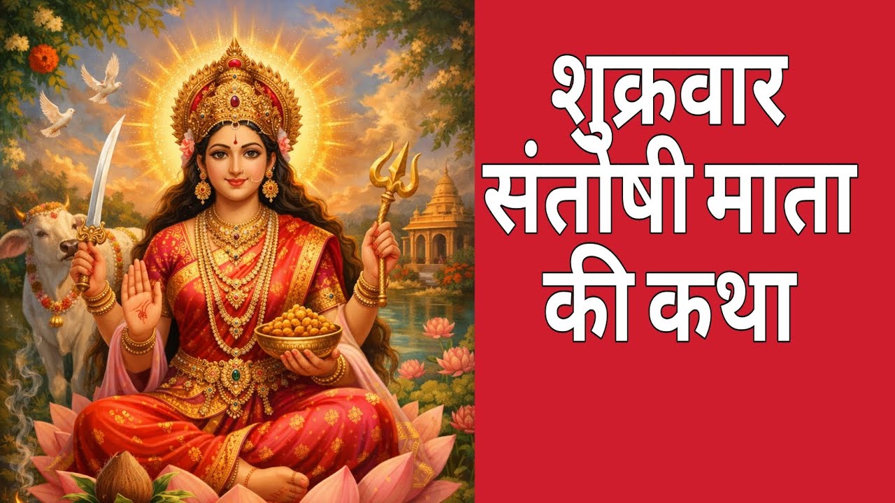 शुक्रवार संतोषी माता की व्रत कथा💯👌🙏@SamastVratKatha 
