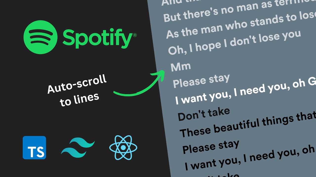 Recreating Spotify&rsquo;s lyric sync effect with React