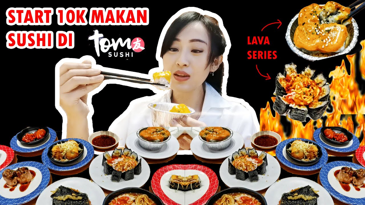 20 PIRING MAKAN BERDUA DI TOM SUSHI