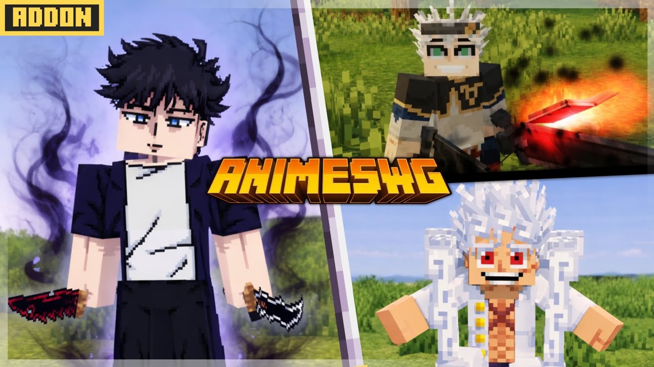 THIS ANIME ADDON FOR MINECRAFT BEDROCK IS INSANE 🔥 | ANIMES WG MCPE 1.21+ 