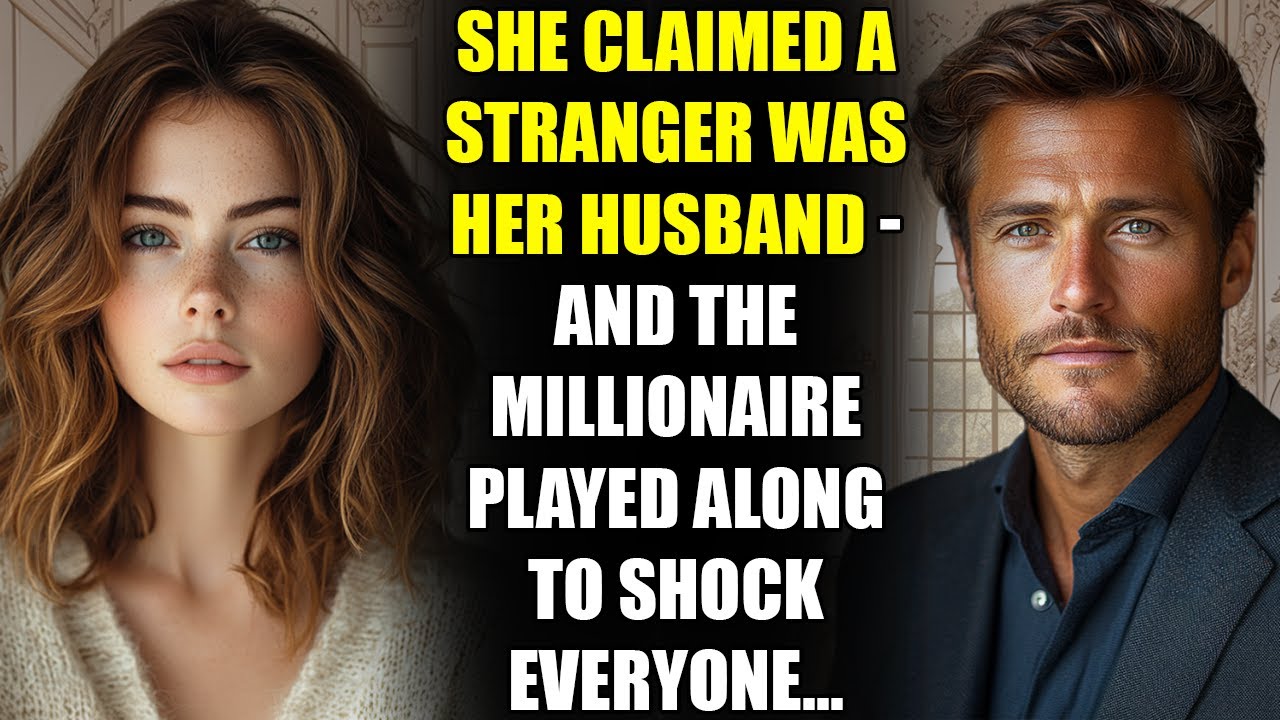 She Claimed a Stranger Was Her Husband - And the MILLIONAIRE Played Along to Shock Everyone...