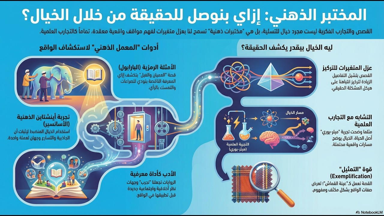 كيف نصل الى الحقيقة عن طريق الخيال؟