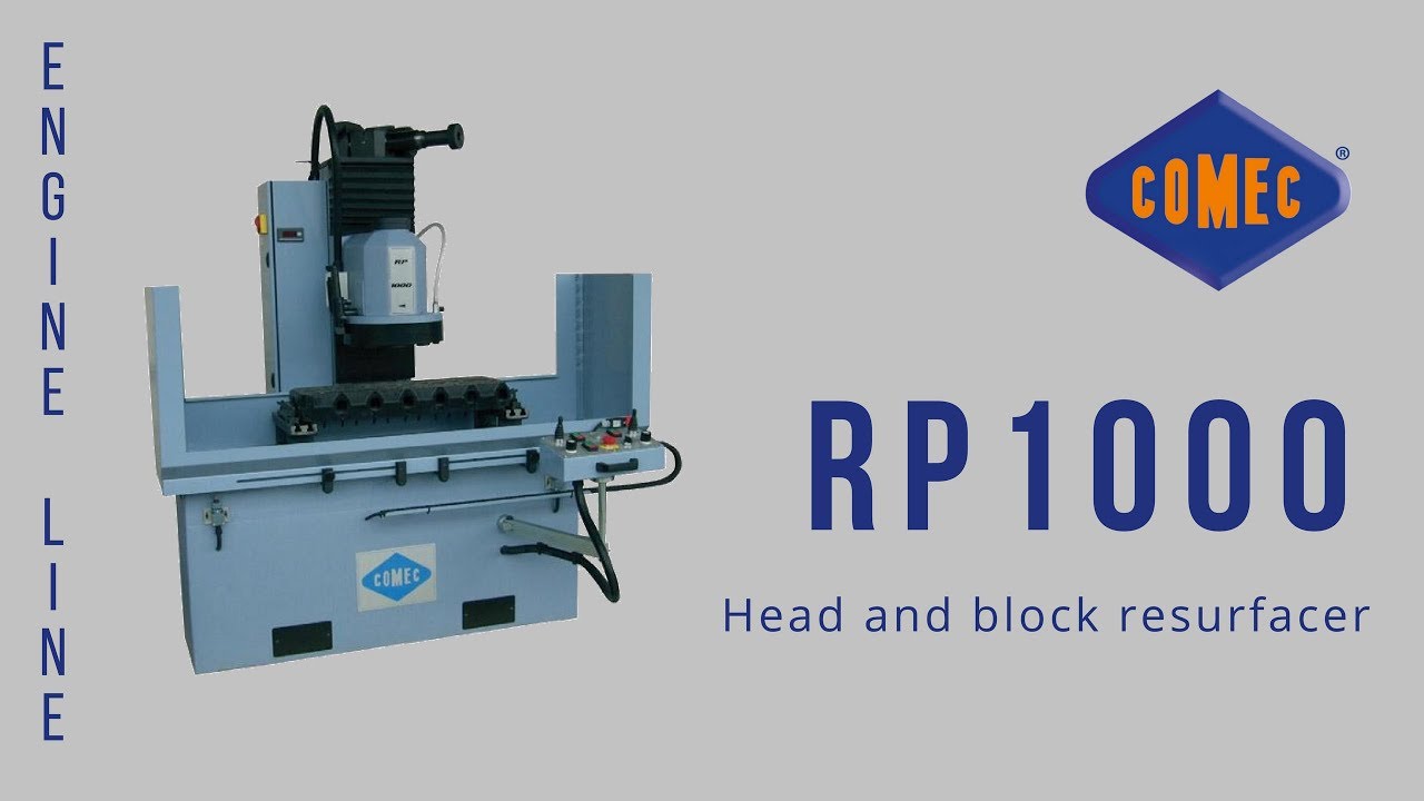 Head and block resurfacer - RP1000 Comec