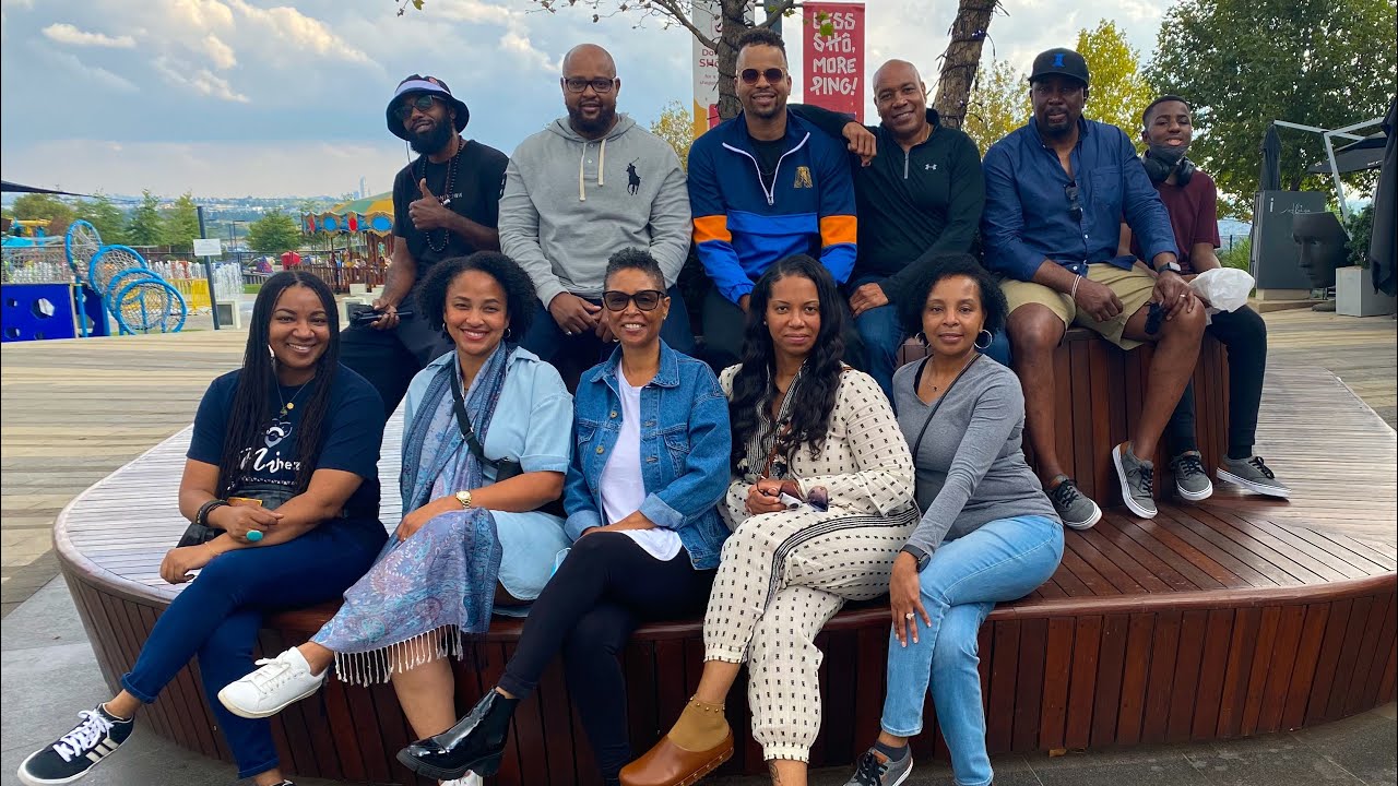 We link up with other Americans in Johannesburg South Africa