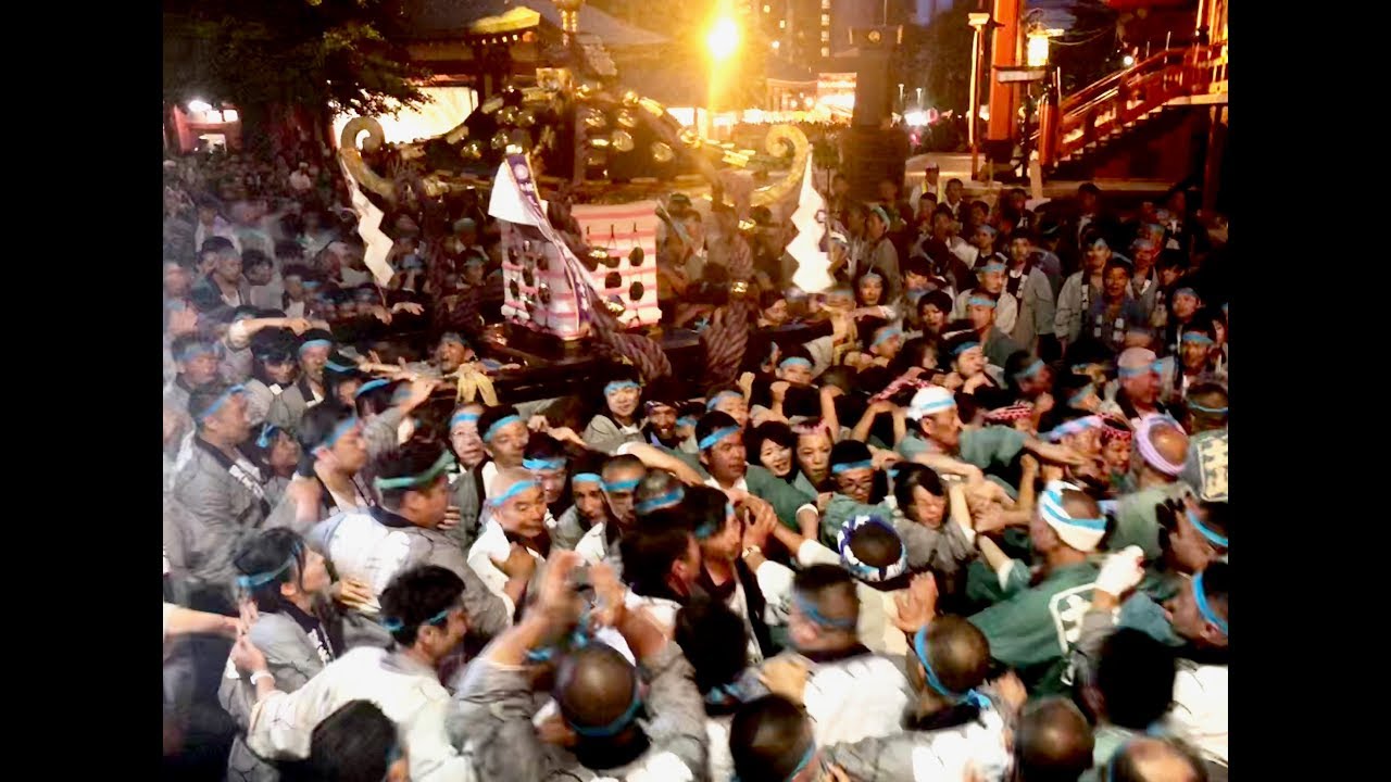 浅草神社例大祭「三社祭」2018 本社神輿各町渡御〜宮入り