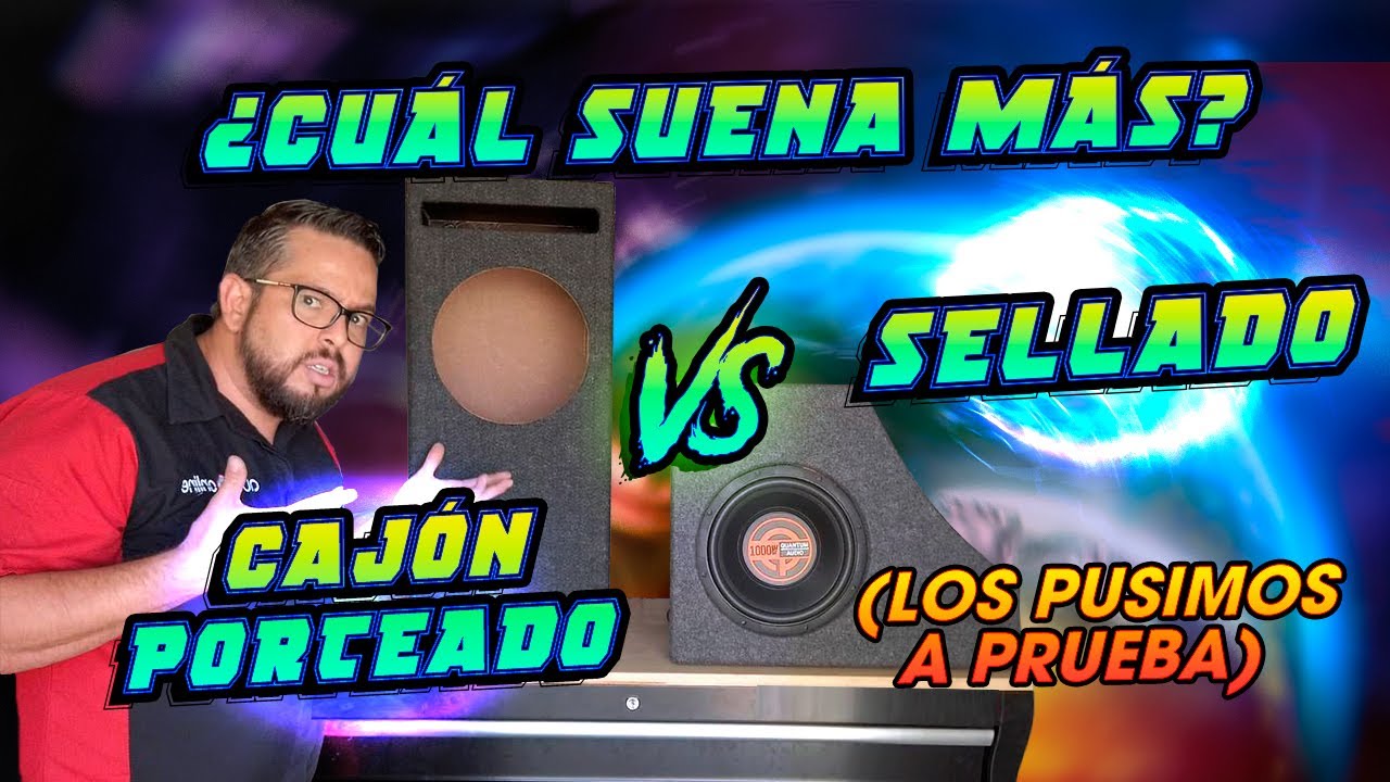 ¿Cuál suena más? Cajón Porteado VS Sellado | Los pusimos a prueba 🔊