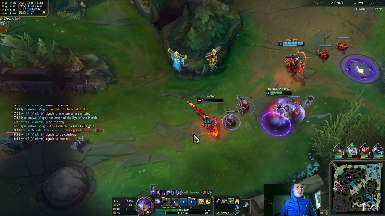 Just bronze stuff little splitpushing little enemy jungler being brainless dog
