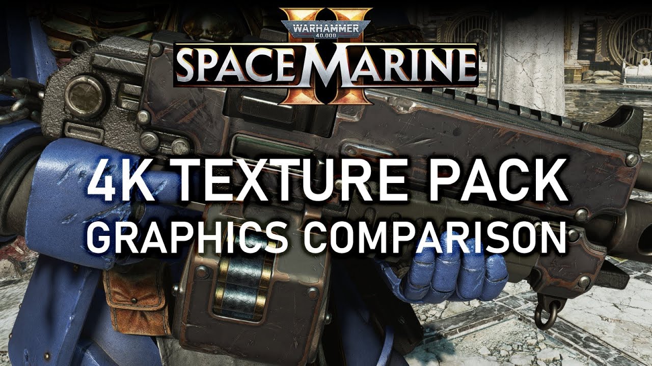 Warhammer 40000: Space Marine 2 — 4K Texture Pack Graphics Comparison (1440p, DLAA)