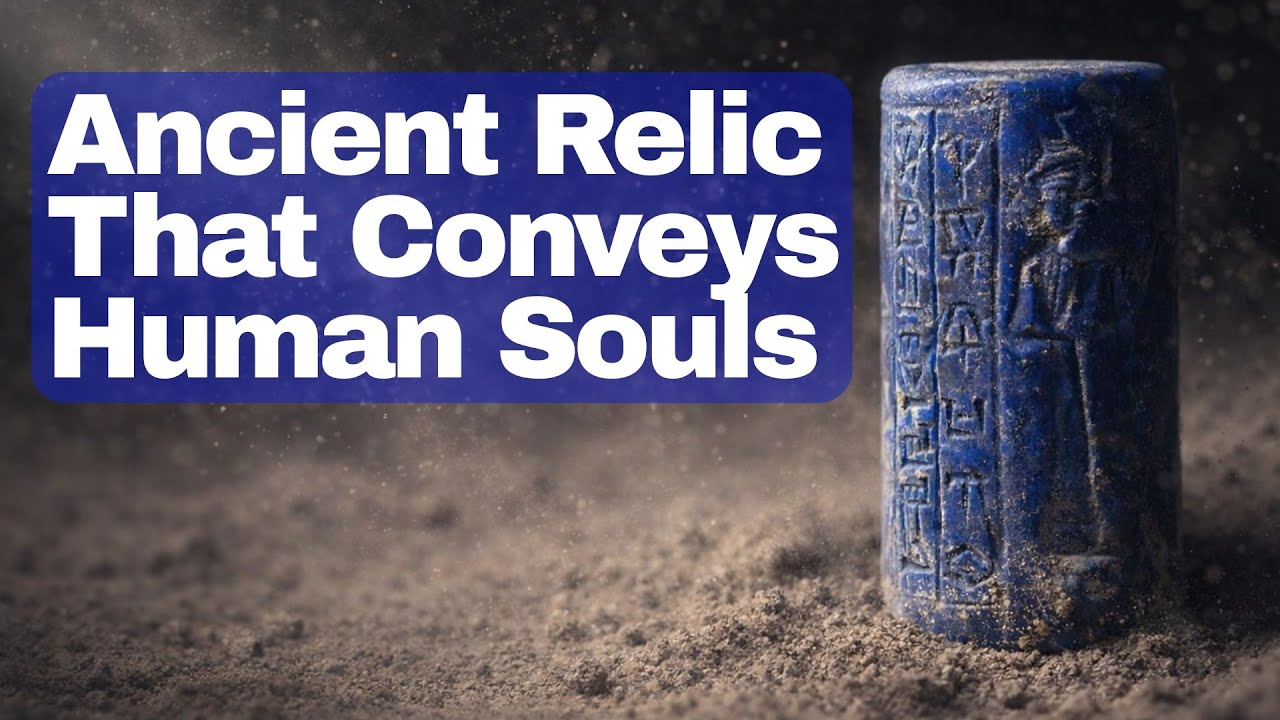 Blue Cylinders That Convey THE HUMAN SOUL - Ancient & Mysterious