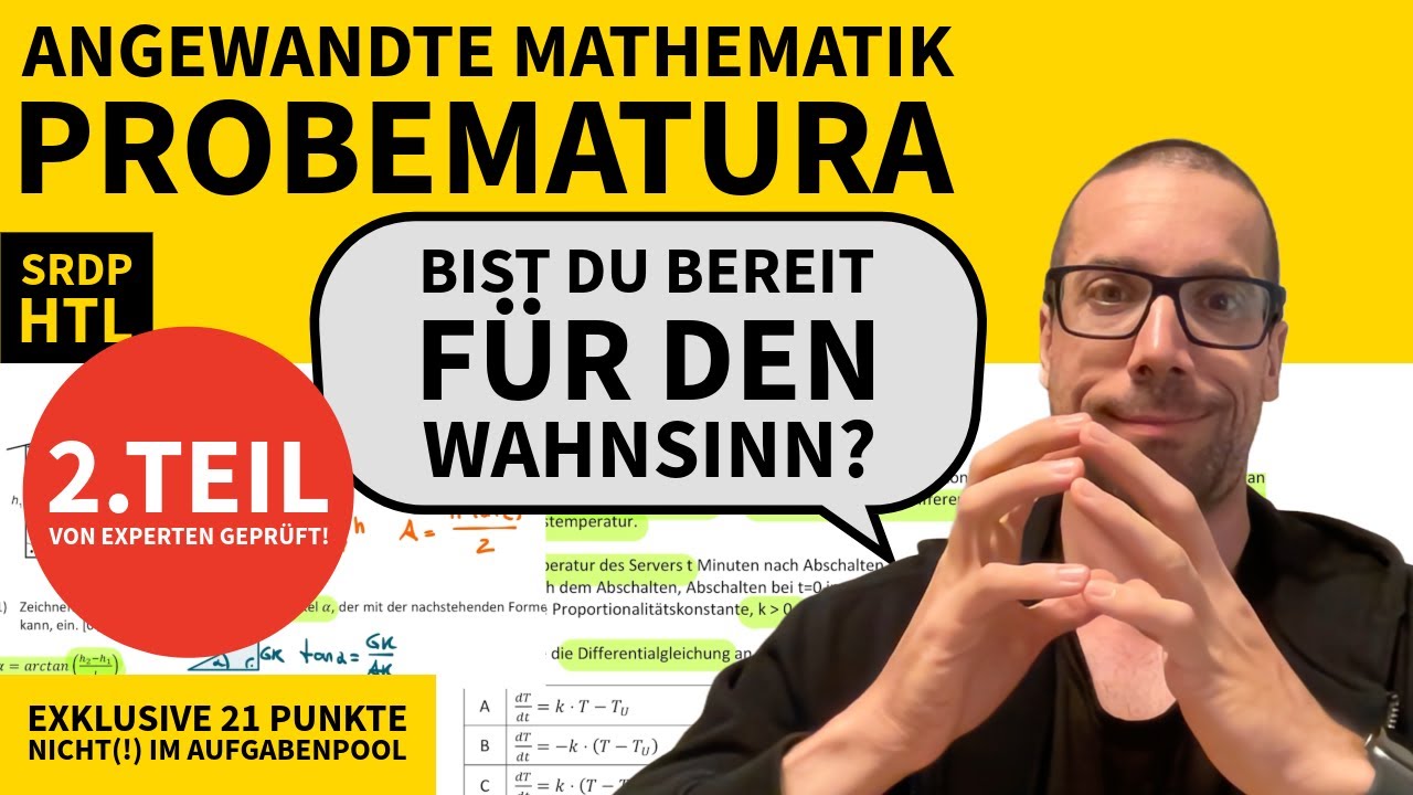 Probematura 2025 – Teil 2: 21 Aufgaben – komplette Erklärung + PDF