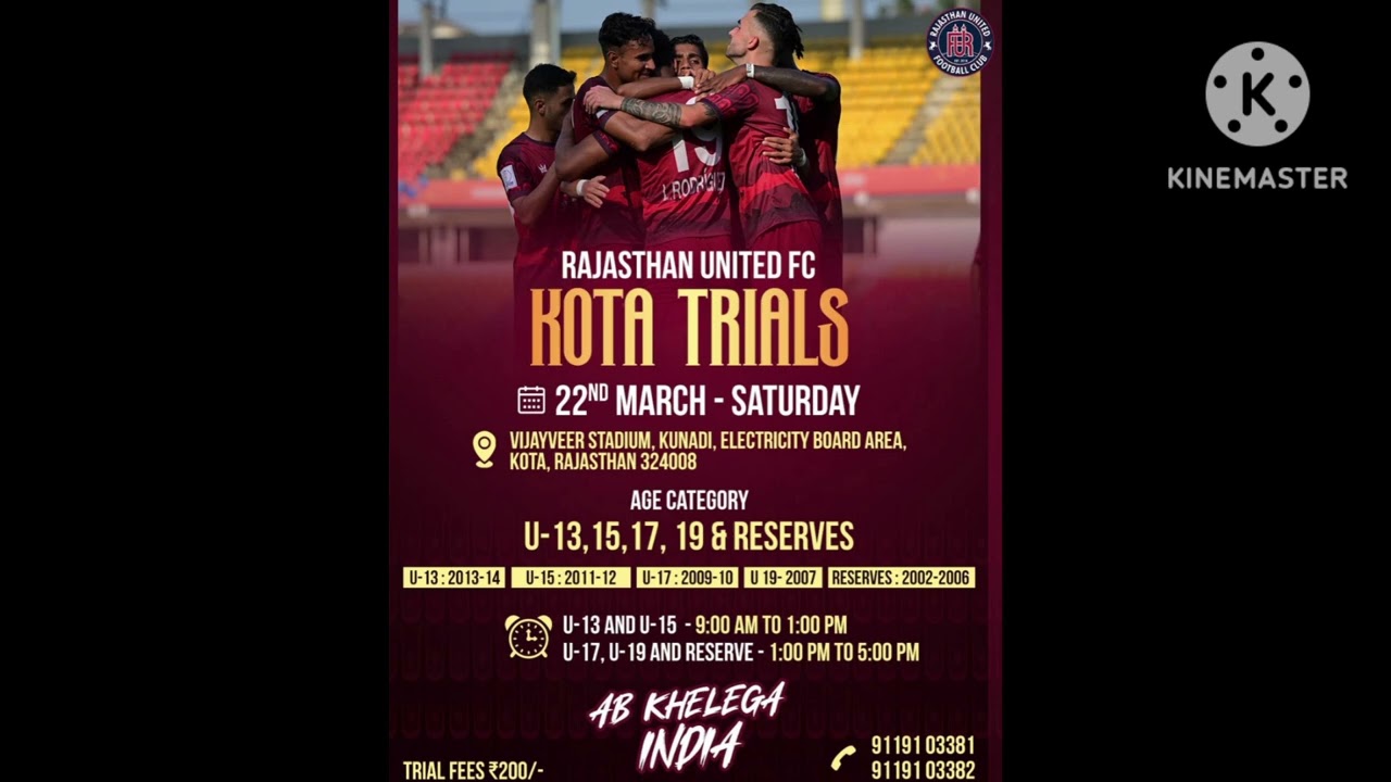 Football trial March and April @SudevaDelhiFC