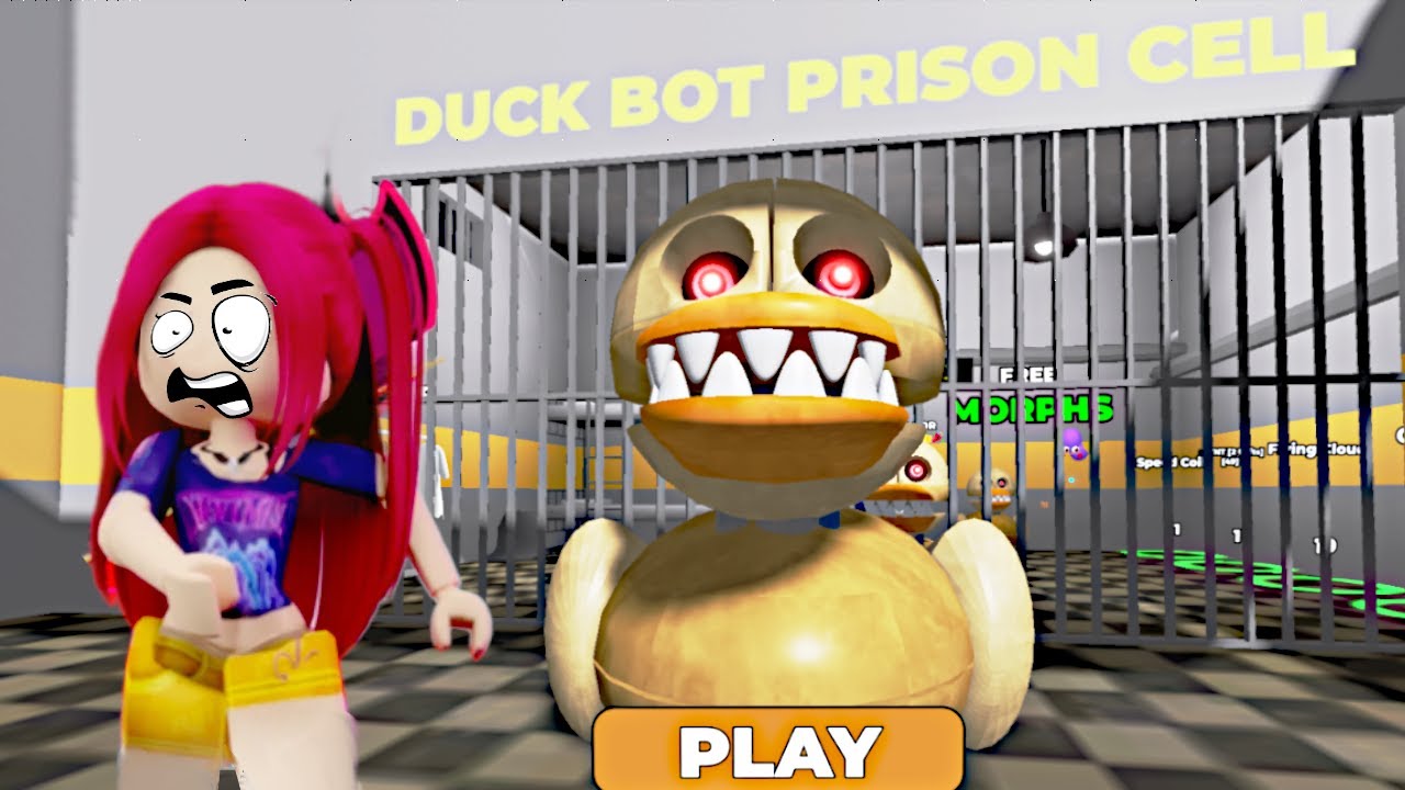 DUCK BOT PRISON RUN! - Obby Escape  do 'PATO ROBÔ'
