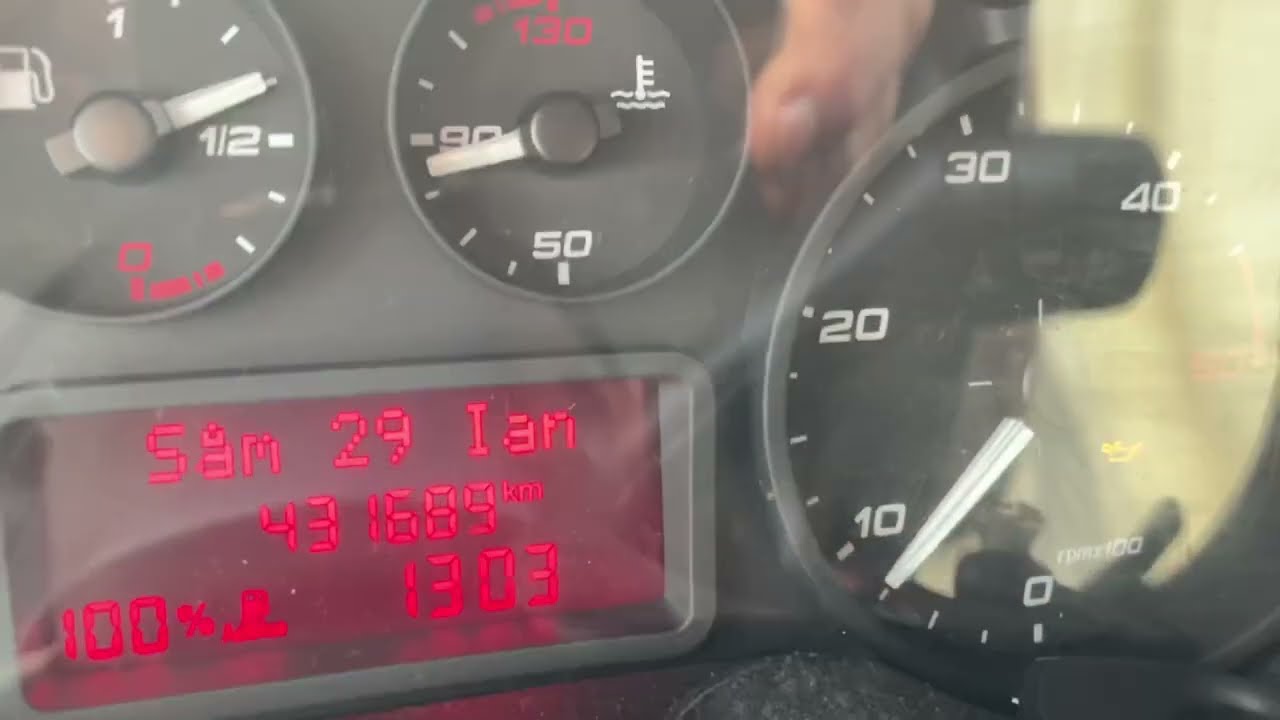 Resetare interval km schimb ulei la Iveco Daily