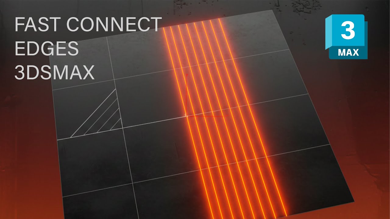Скрипт для 3dsMax CtrlR (Connect Edges)