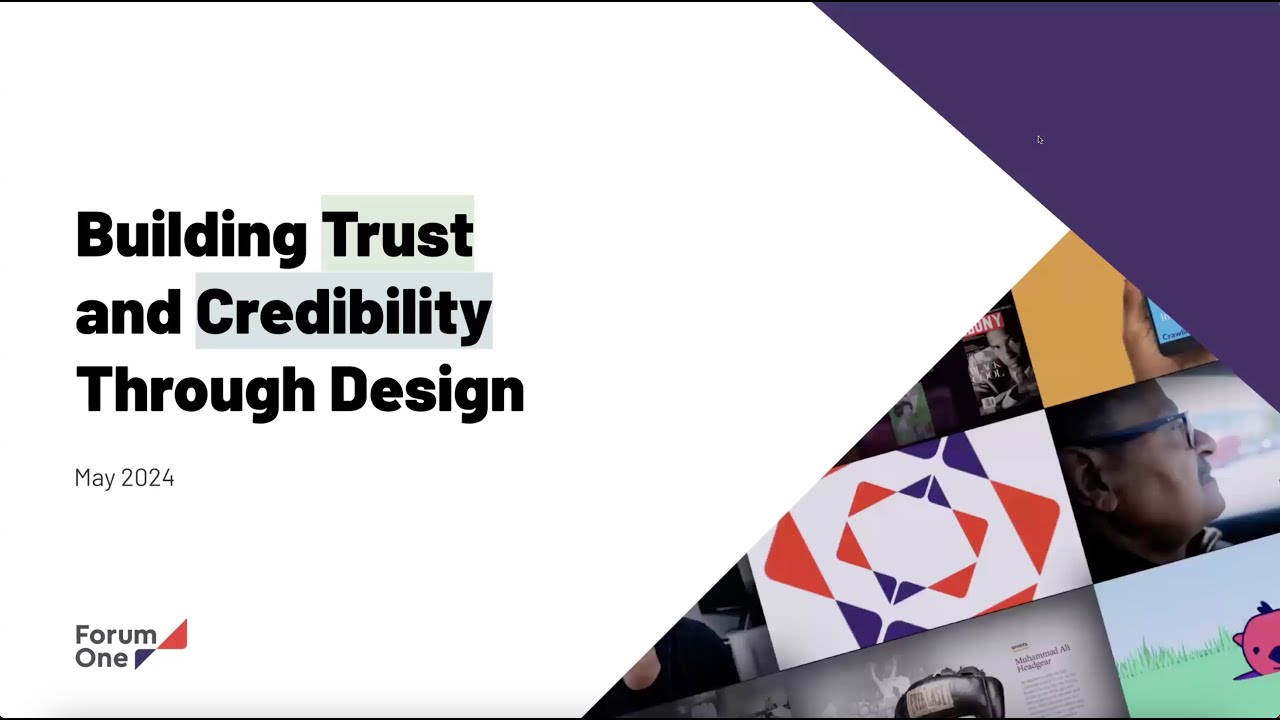 Building Trust and Credibility Through Design