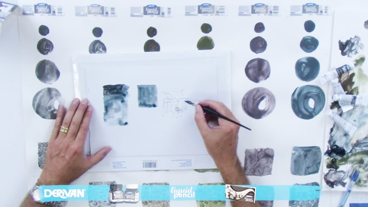 How to use Derivan Liquid Pencil | Jackson's Art