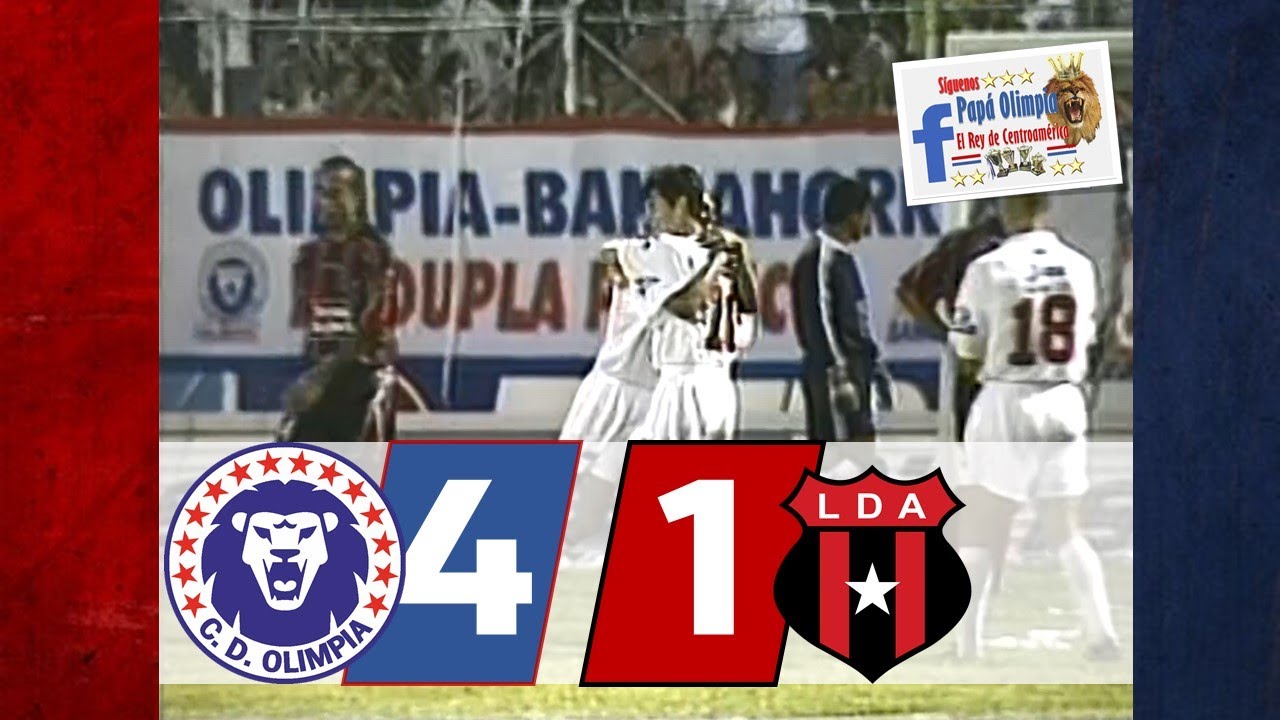 OLIMPIA 4-1 ALAJUELA | 1999 | GOLEADA EN LA CUADRANGULAR DE LA INTERCLUBES UNCAF |