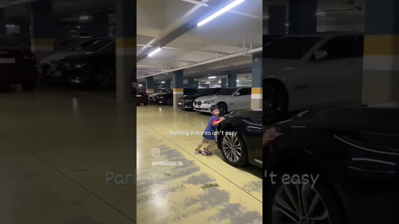 Parking in Korea isn't easy