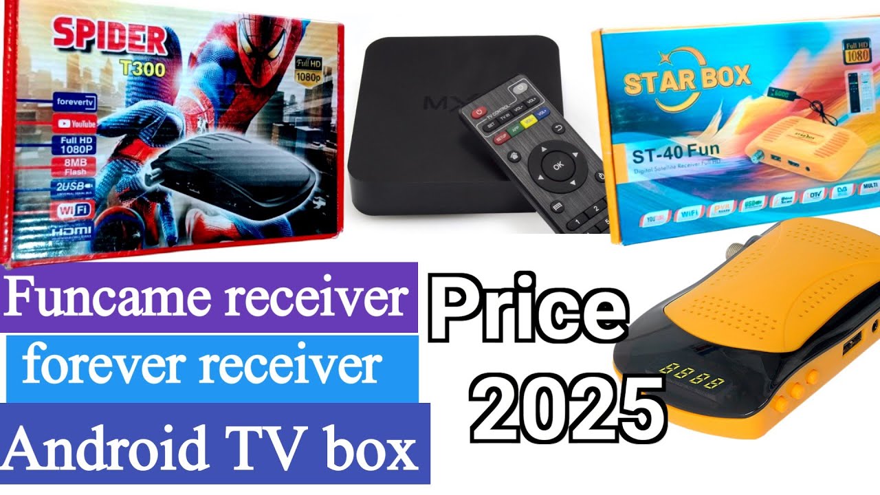 Receivers price in Pakistan 2025 | forever Receiver price | andoried tv box price #tvbox 
