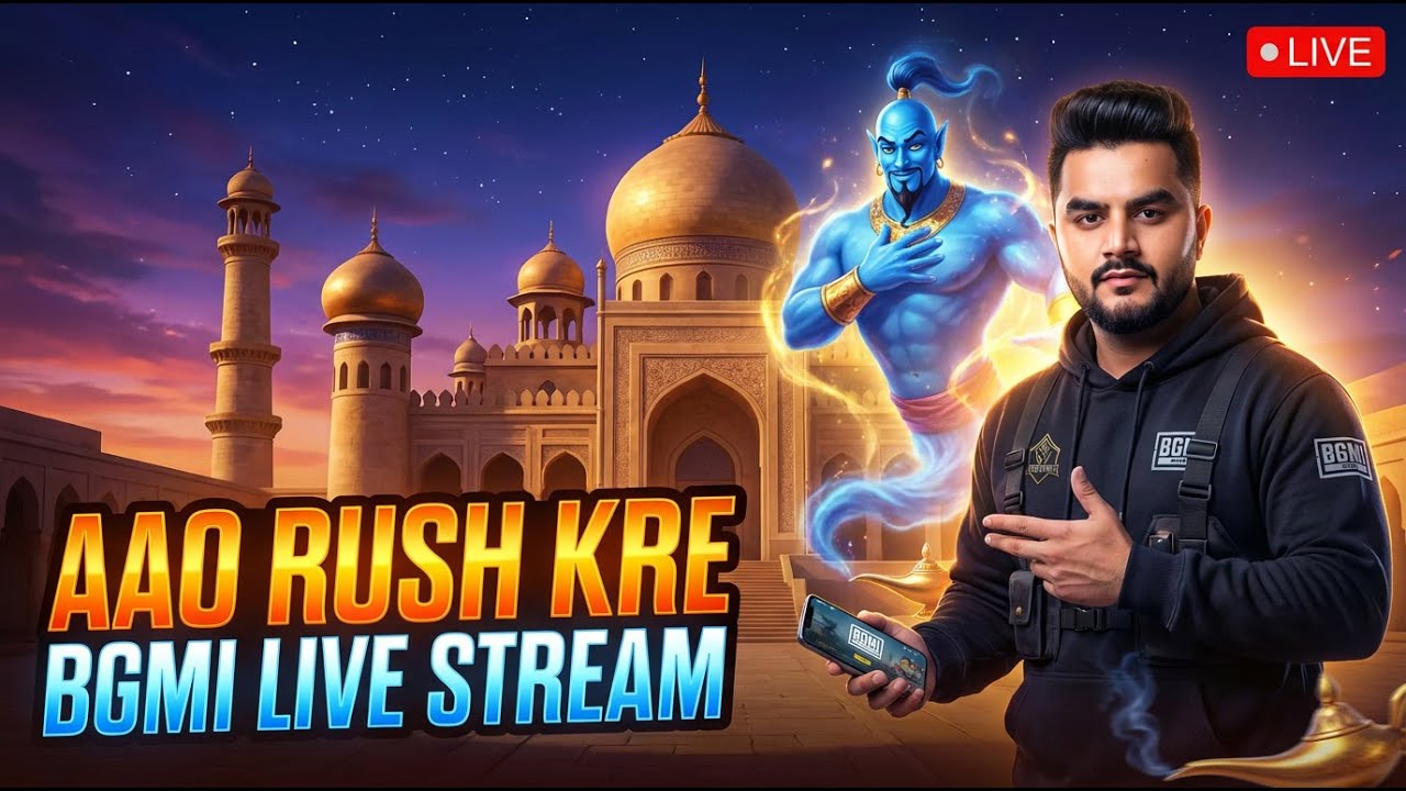 🔴AAJO JINNY KE SATH RUSH KRE |BGMI LIVE | SHUBHNEX GAMING IS LIVE NOW 🔴