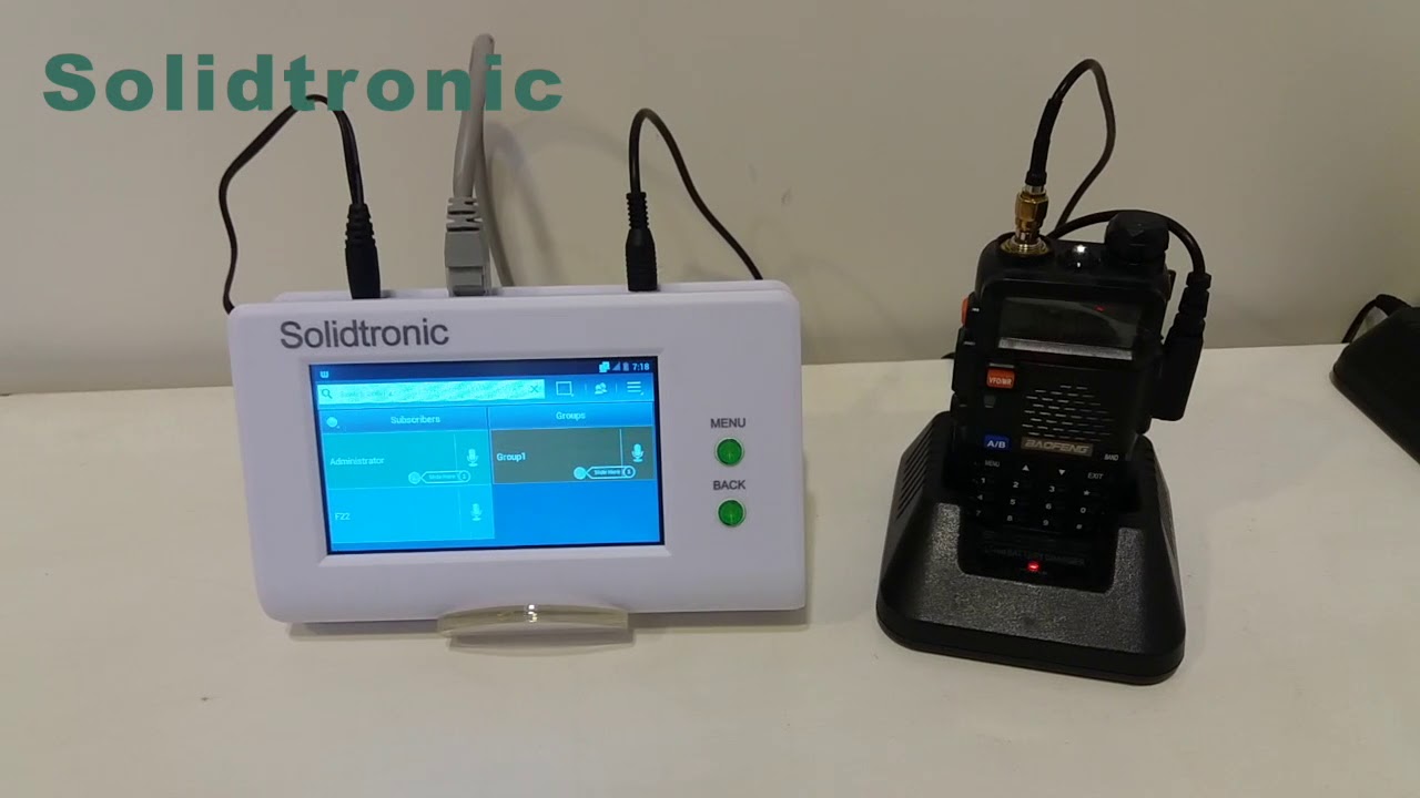 Solidtronic ST-RoIP3-WalkieFleet RoIP Gateway Connects 2-Way Radio Channel to WalkieFleet Channel