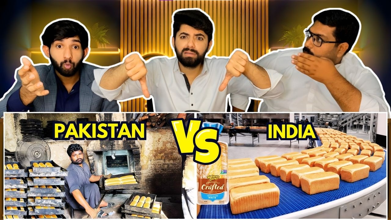 Pakistan vs India Bun Bread Factory Comparison 😱 | Hygiene Civic Sense