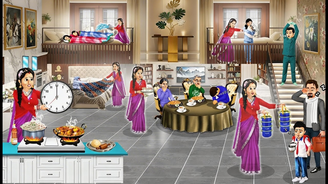 मेहनती बहू के आलसी ससुराल वाले | Story Time | Saas Bahu | New Story | Kahaniya | Hindi Stories