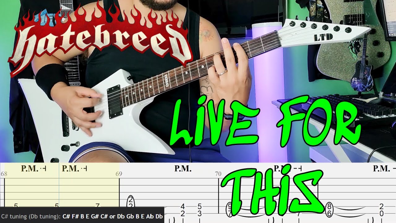 Hatebreed - Live for This |Guitar Cover| |Tab|